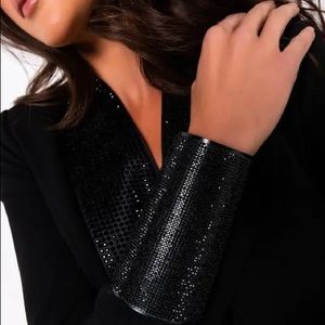 Gorgeous Black Rhinestone Fashion Bracelet